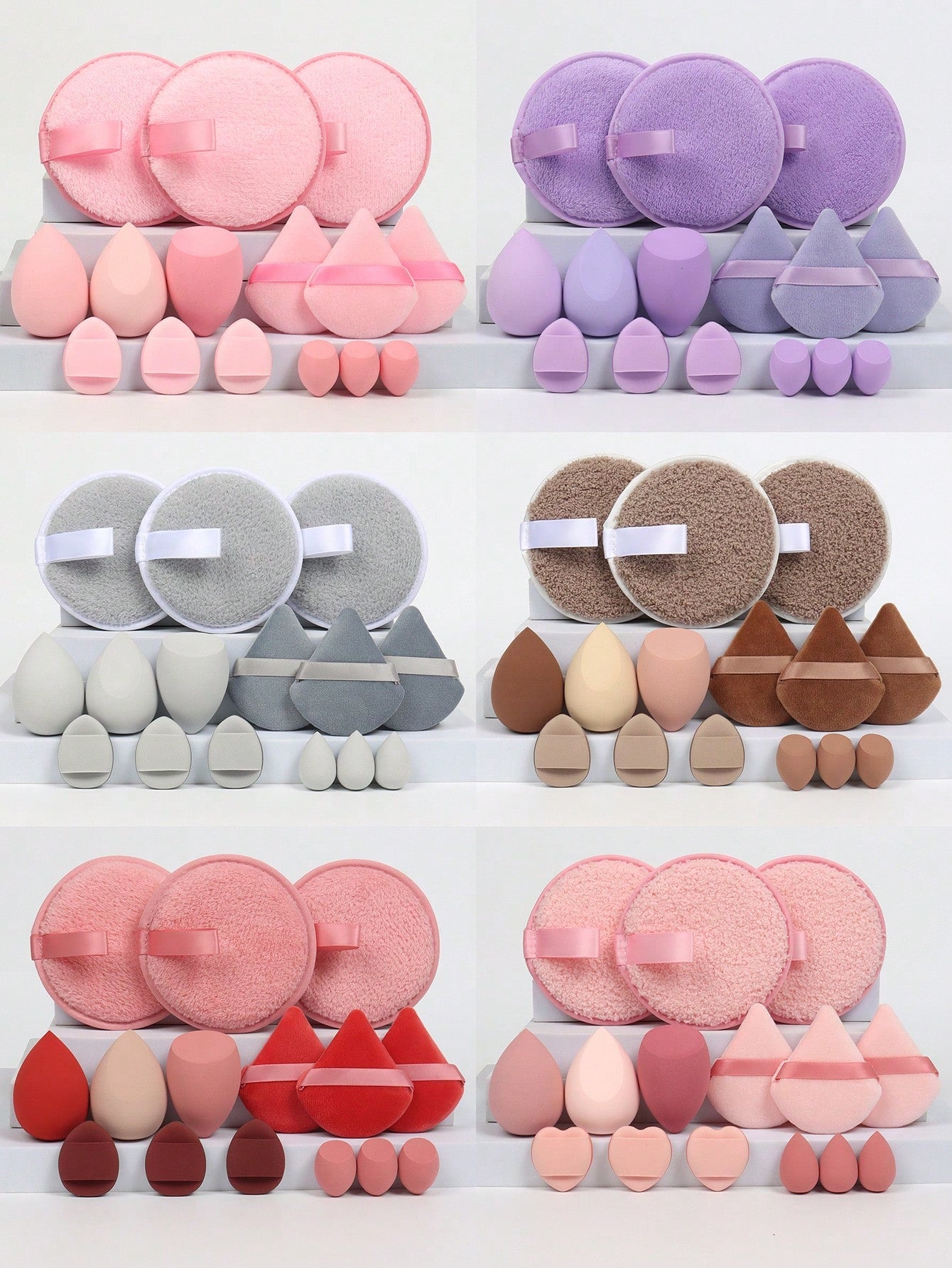 15Pcs Makeup & Facial Tools Set