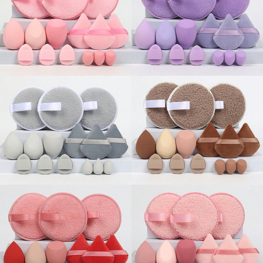 15Pcs Makeup & Facial Tools Set
