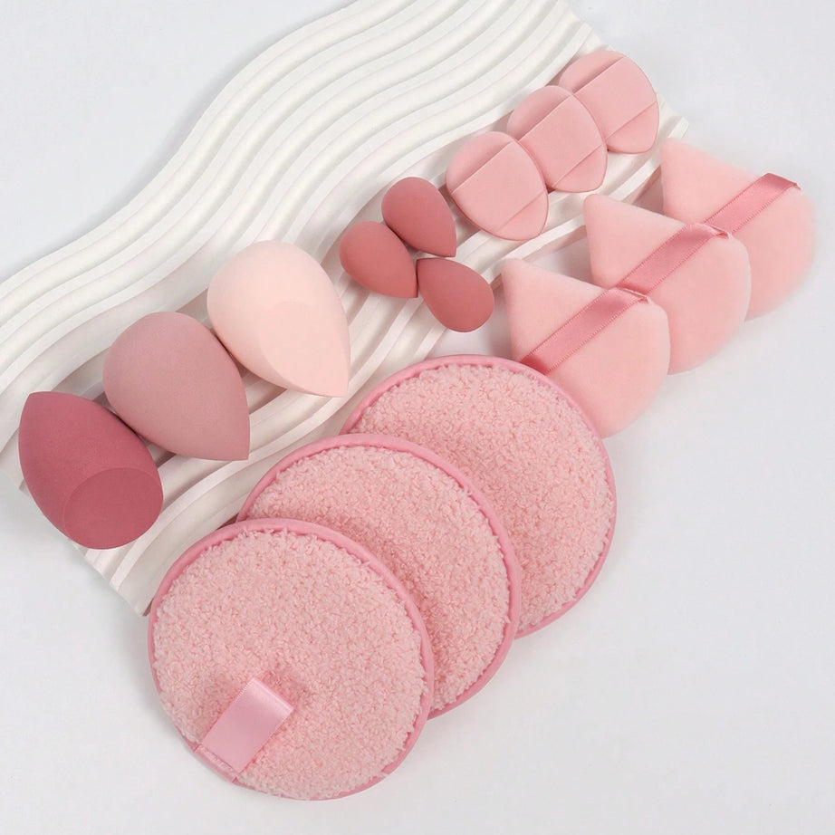 15Pcs Makeup & Facial Tools Set