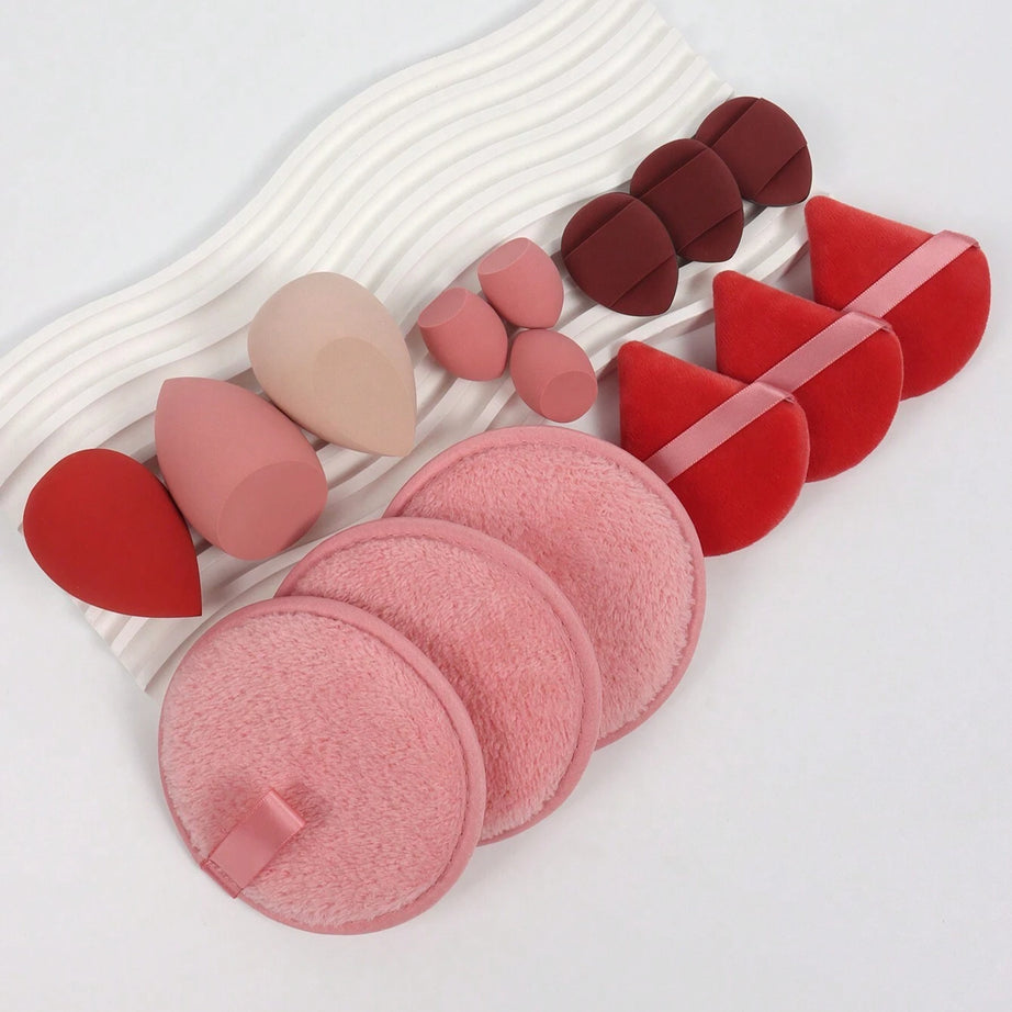 15Pcs Makeup & Facial Tools Set