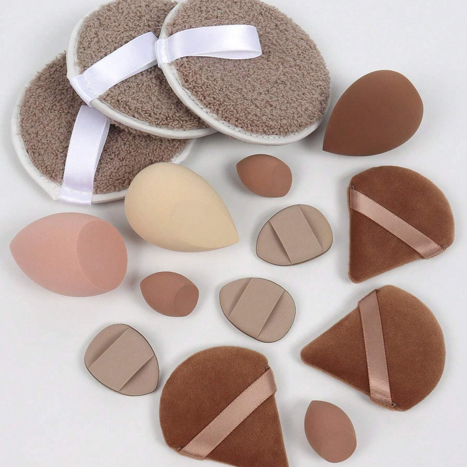 15Pcs Makeup & Facial Tools Set