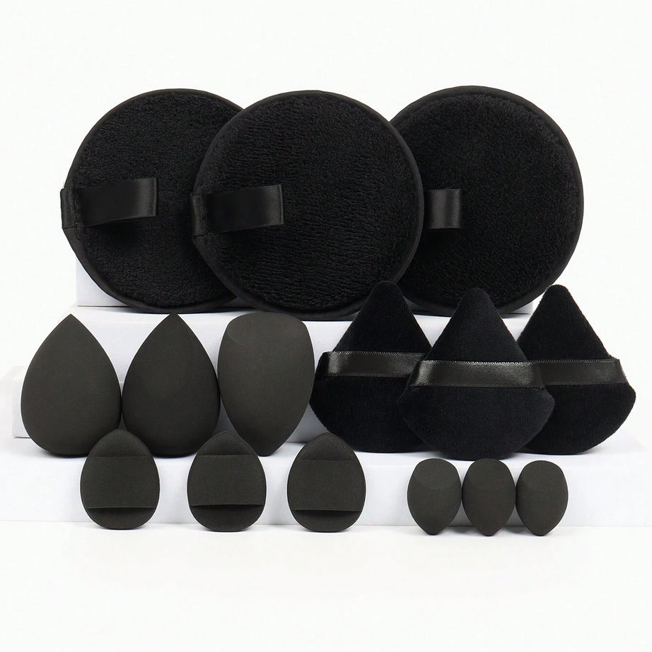 15Pcs Makeup & Facial Tools Set