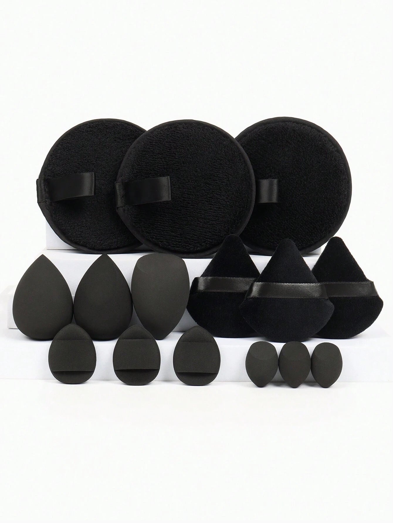 15Pcs Makeup & Facial Tools Set