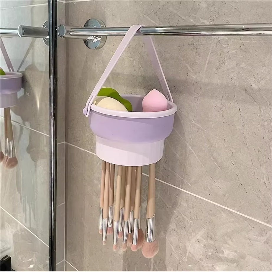 2 in 1 Makeup Brush Cleaner & Holder