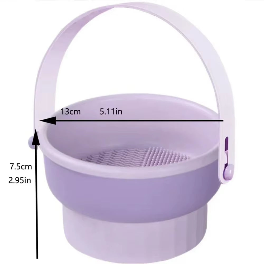 2 in 1 Makeup Brush Cleaner & Holder