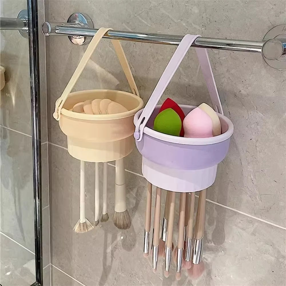 2 in 1 Makeup Brush Cleaner & Holder